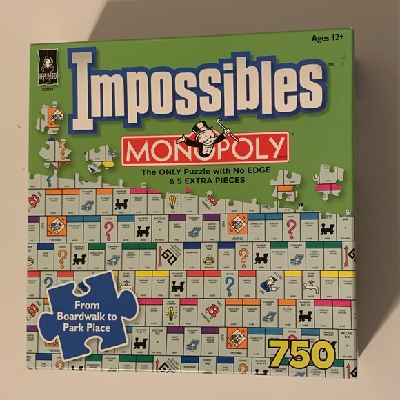 Monopoly Games Monopoly Impossibles Jigsaw Puzzle 75 Pieces No
